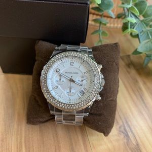 Michael Kors Clear Band Watch
